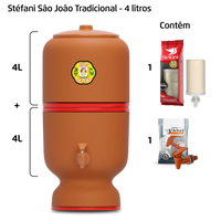 Filtro de Barro São João + Brinde