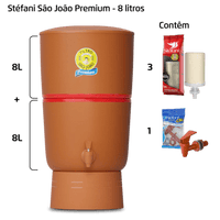 Filtro Premium – 8 litros – 3 velas