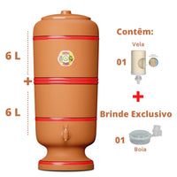 Filtro de Barro São João + Brinde